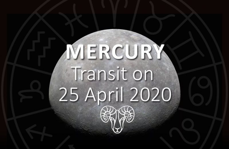 Mercury Transit on 25 April, 2020